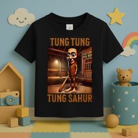 Tung Tung Tung Sahur Italian Brainrot Meme Toddler T-Shirt