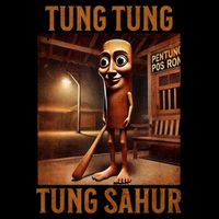Tung Tung Tung Sahur Italian Brainrot Meme Zip Tote Bag