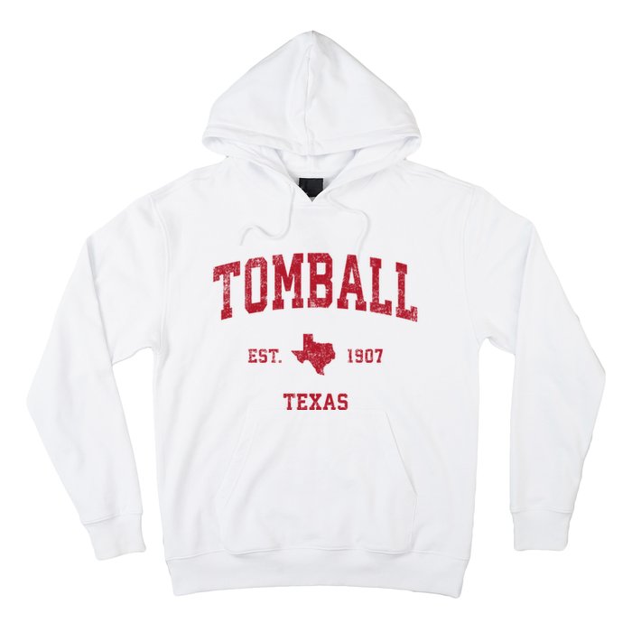 Tomball Texas Tx Vintage Sports Hoodie