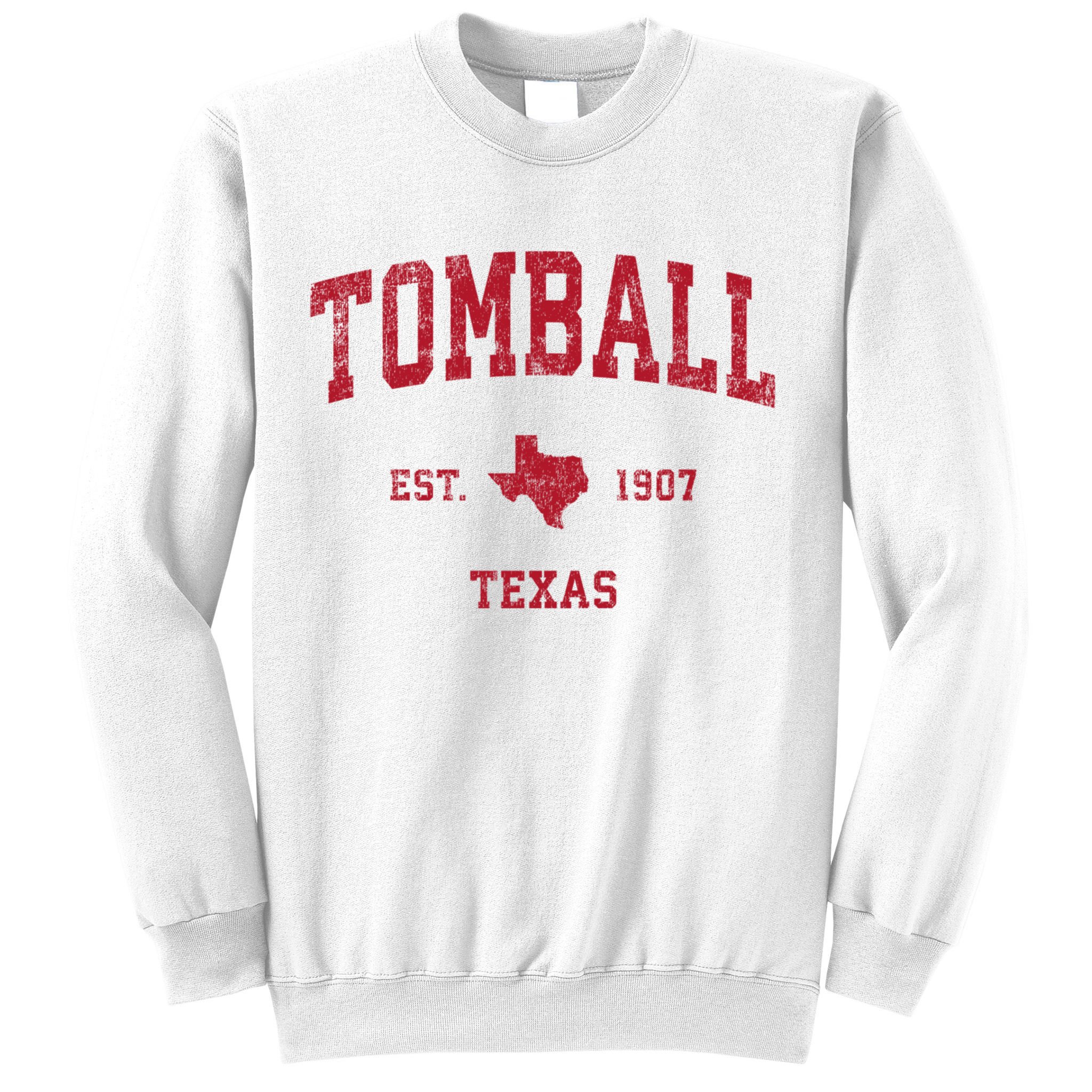 Tomball Texas Tx Vintage Sports Sweatshirt