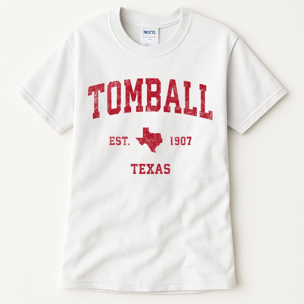 Tomball Texas Tx Vintage Sports Tall T-Shirt