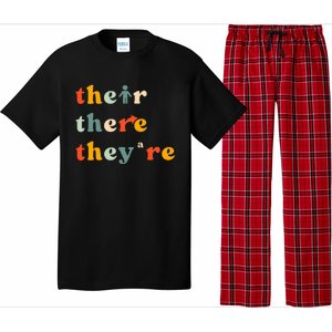 There Their TheyRe English Grammar Teacher Back To School Pajama Set