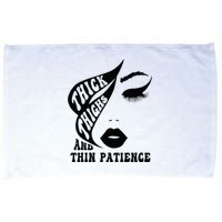 Thick Thighs Thin Patience Pump Covers Gym Women Microfiber Hand Towel