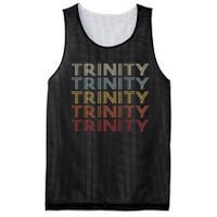 Trinity Texas Trinity Tx Vintage Text Mesh Reversible Basketball Jersey Tank