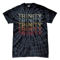 Trinity Texas Trinity Tx Vintage Text Tie-Dye T-Shirt