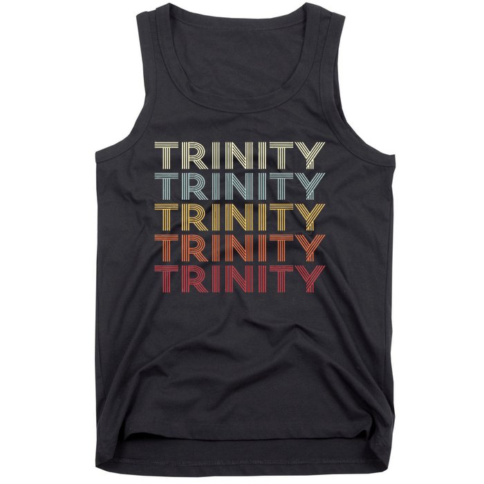 Trinity Texas Trinity Tx Vintage Text Tank Top