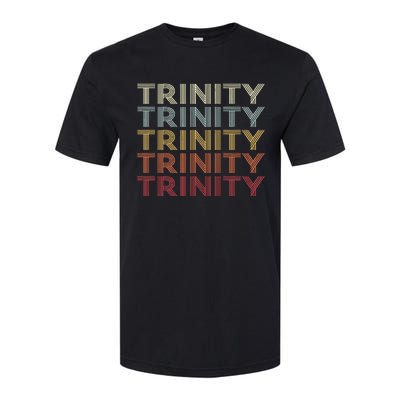 Trinity Texas Trinity Tx Vintage Text Softstyle CVC T-Shirt