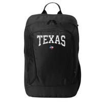 Texas T Texas State Map Flag Distressed City Backpack