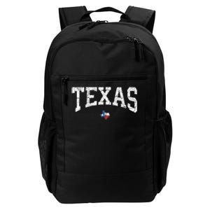 Texas T Texas State Map Flag Distressed Daily Commute Backpack