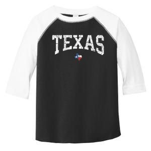 Texas T Texas State Map Flag Distressed Toddler Fine Jersey T-Shirt