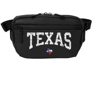 Texas T Texas State Map Flag Distressed Crossbody Pack