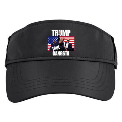 Trump The True Gangster Survived Association Adult Drive Performance Visor