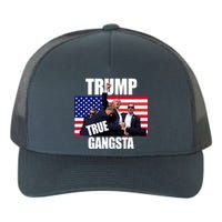 Trump The True Gangster Survived Association Yupoong Adult 5-Panel Trucker Hat