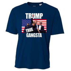 Trump The True Gangster Survived Association Cooling Performance Crew T-Shirt