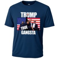 Trump The True Gangster Survived Association Cooling Performance Crew T-Shirt