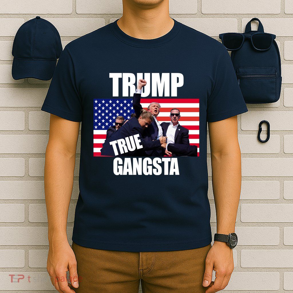 Trump The True Gangster Survived Association T-Shirt