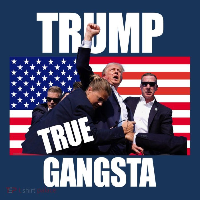 Trump The True Gangster Survived Association Tall T-Shirt