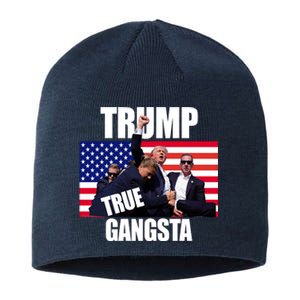 Trump The True Gangster Survived Association Sustainable Beanie