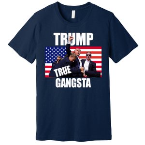 Trump The True Gangster Survived Association Premium T-Shirt