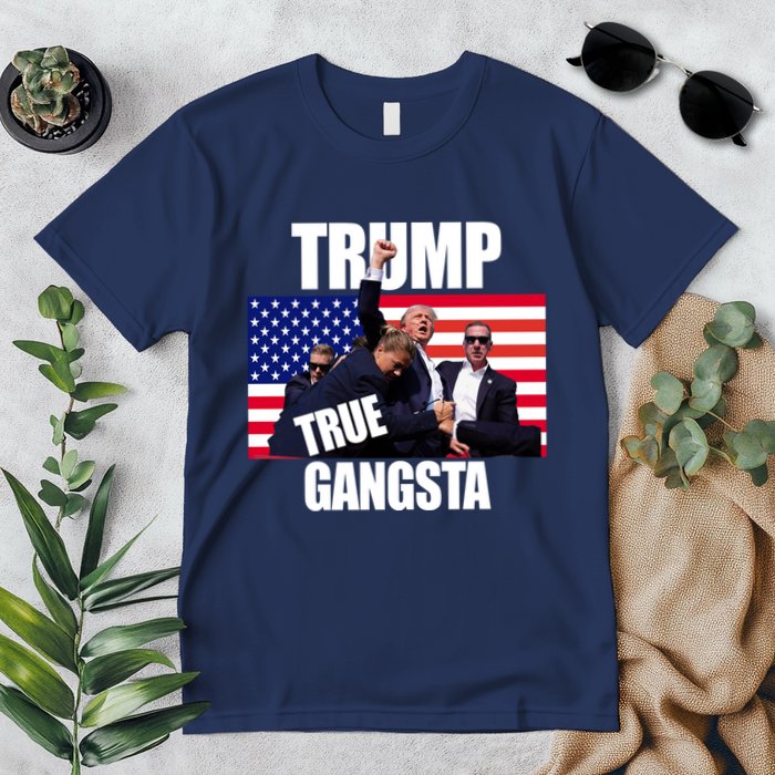 Trump The True Gangster Survived Association Premium T-Shirt