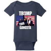 Trump The True Gangster Survived Association Baby Bodysuit