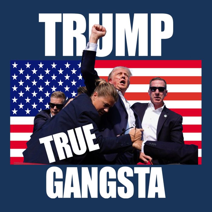 Trump The True Gangster Survived Association Baby Bodysuit