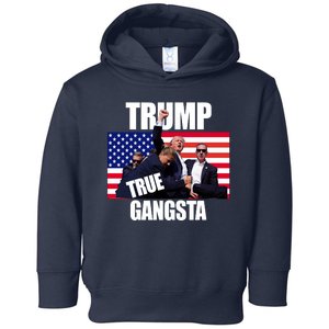 Trump The True Gangster Survived Association Toddler Hoodie