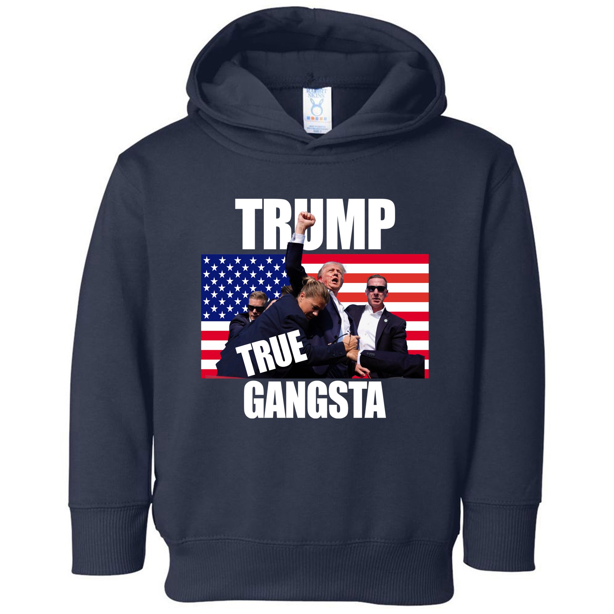 Trump The True Gangster Survived Association Toddler Hoodie