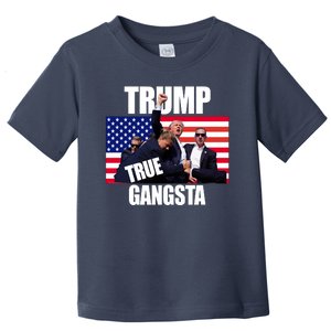 Trump The True Gangster Survived Association Toddler T-Shirt