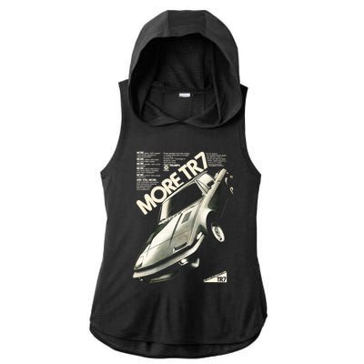 Triumph Tr7 Ladies PosiCharge Tri-Blend Wicking Draft Hoodie Tank