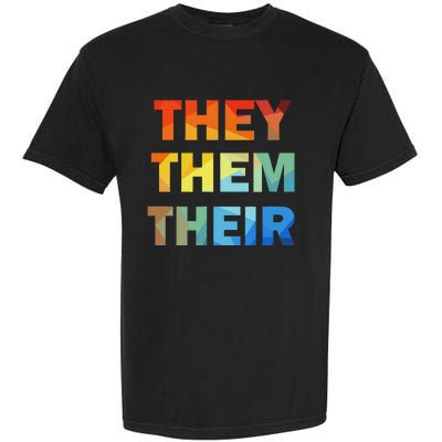 They Them Their Nb Pronoun Pride Garment-Dyed Heavyweight T-Shirt