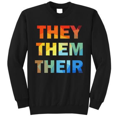 They Them Their Nb Pronoun Pride Sweatshirt