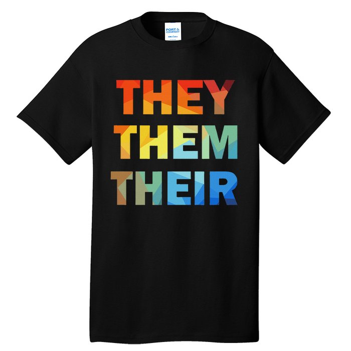 They Them Their Nb Pronoun Pride Tall T-Shirt