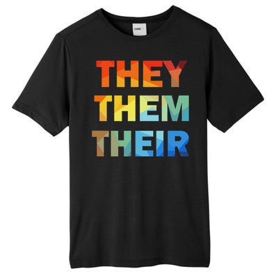 They Them Their Nb Pronoun Pride Tall Fusion ChromaSoft Performance T-Shirt