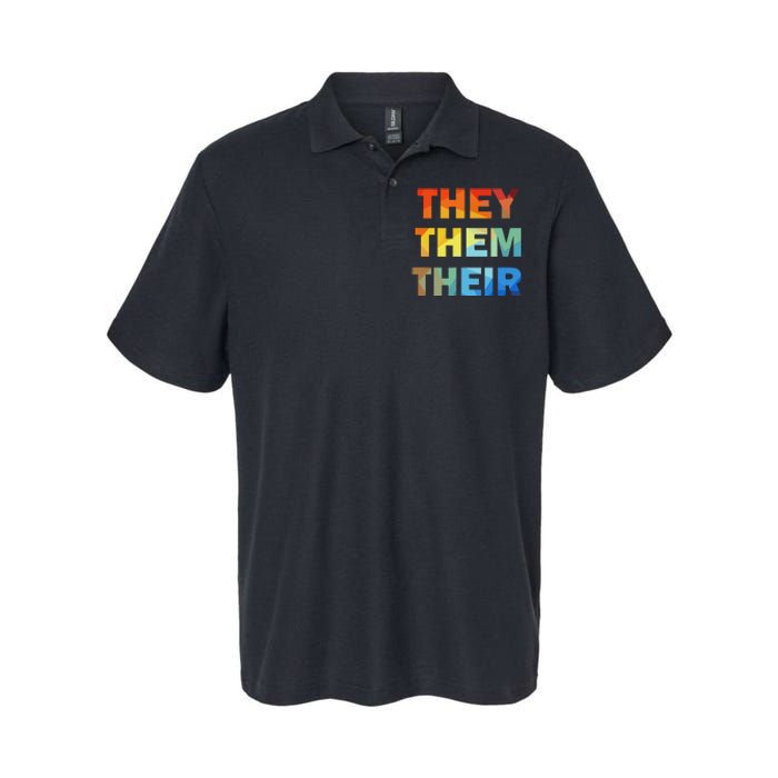 They Them Their Nb Pronoun Pride Softstyle Adult Sport Polo