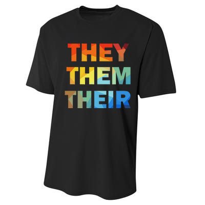 They Them Their Nb Pronoun Pride Performance Sprint T-Shirt