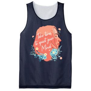 Take Time To Quiet Your Mind Mesh Reversible Basketball Jersey Tank