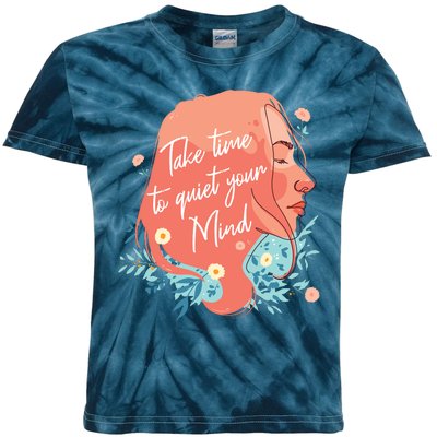 Take Time To Quiet Your Mind Kids Tie-Dye T-Shirt