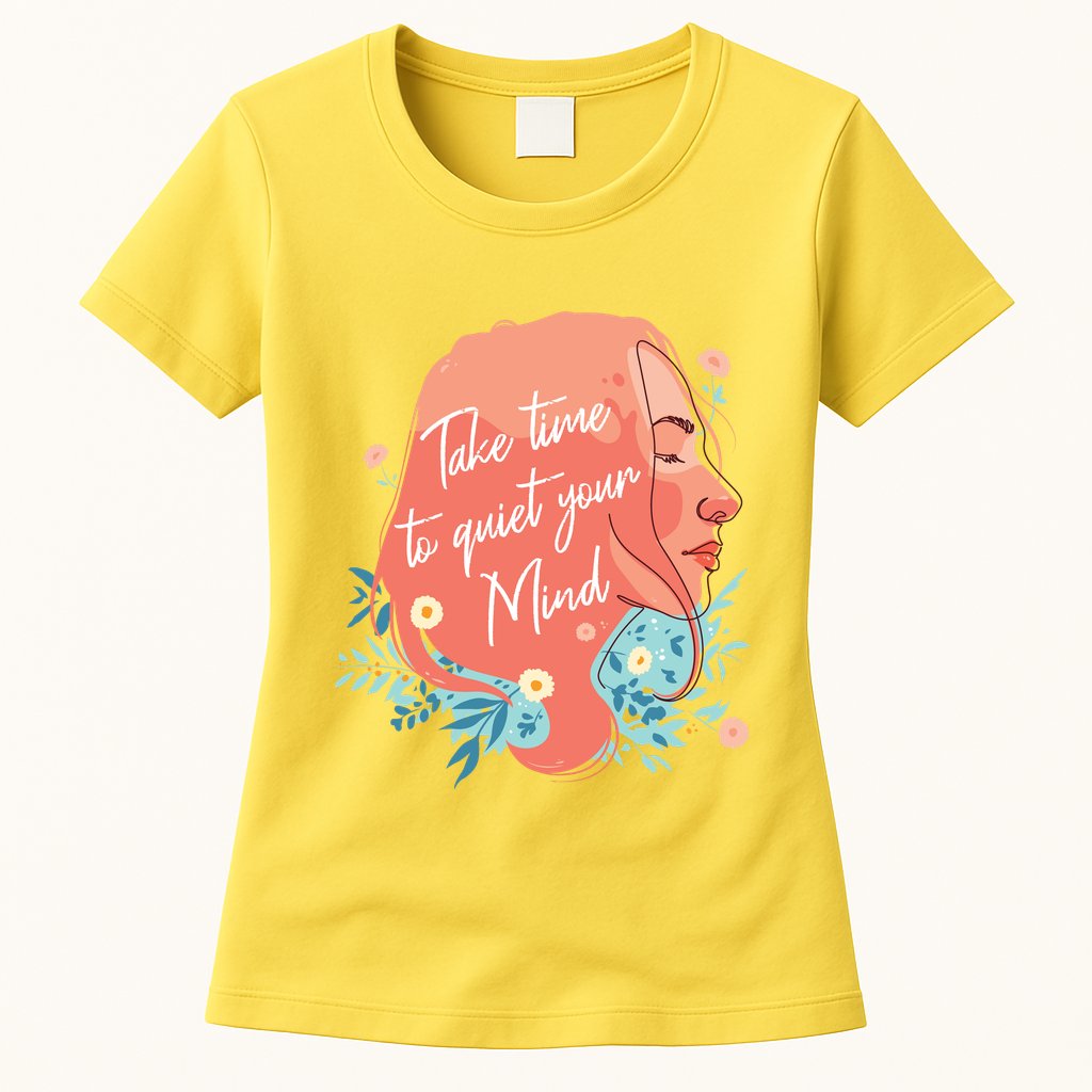 Take Time To Quiet Your Mind Womens T-Shirt