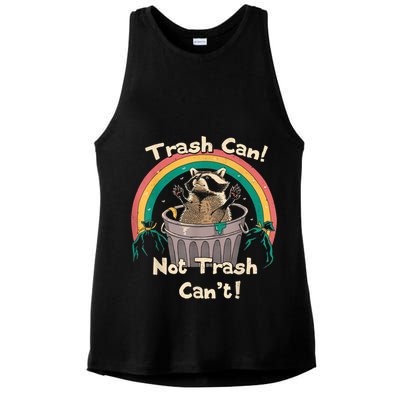 Trash Talker Trash Can Not Trash Can Ladies PosiCharge Tri-Blend Wicking Tank