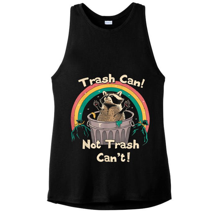 Trash Talker Trash Can Not Trash Can Ladies PosiCharge Tri-Blend Wicking Tank