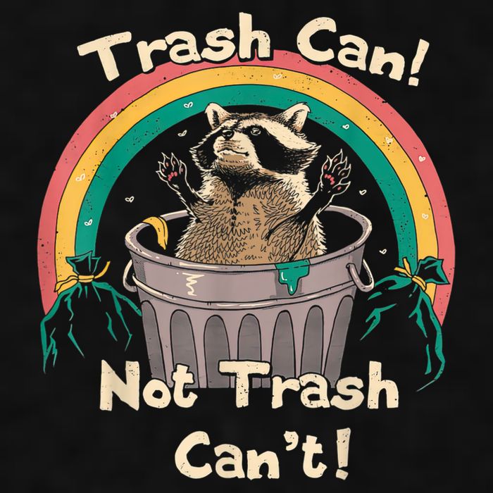 Trash Talker Trash Can Not Trash Can Ladies PosiCharge Tri-Blend Wicking Tank