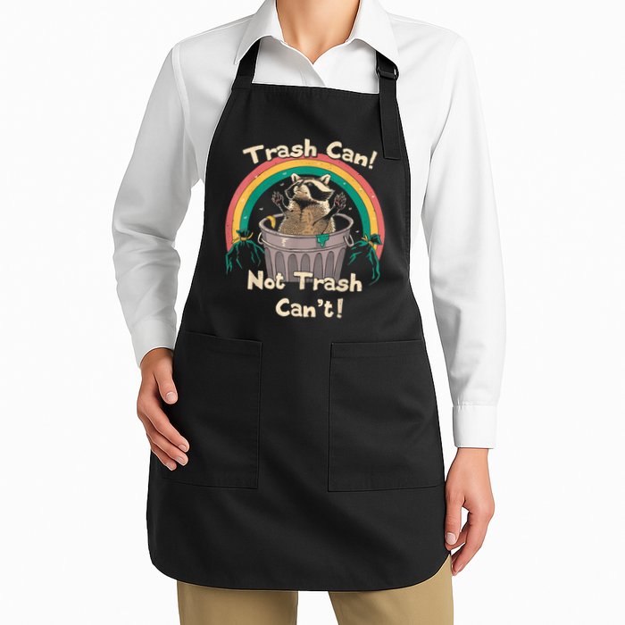 Trash Talker Trash Can Not Trash Can Full-Length Apron With Pockets