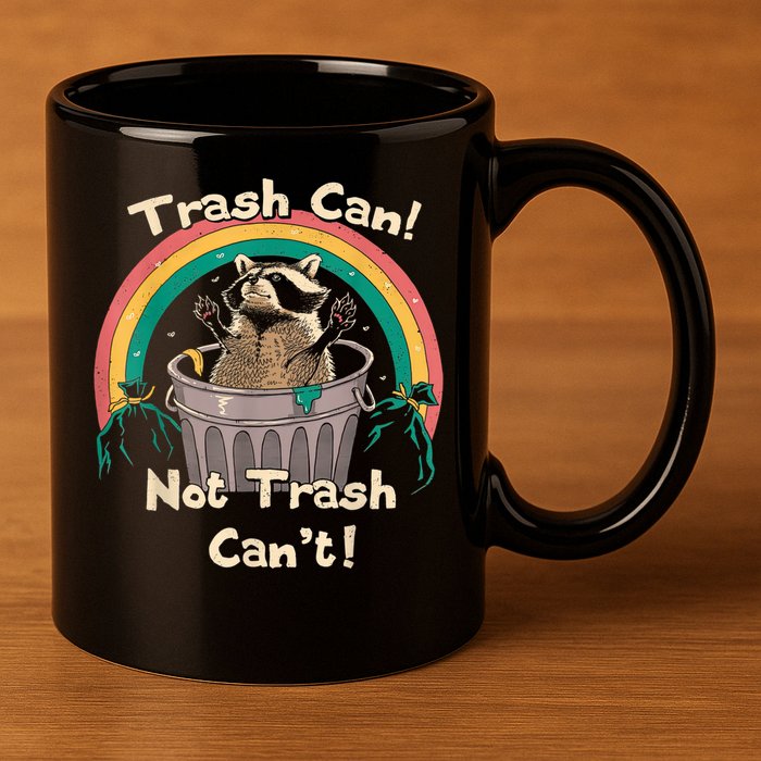 Trash Talker Trash Can Not Trash Can 11oz C Handle Ceramic Mug