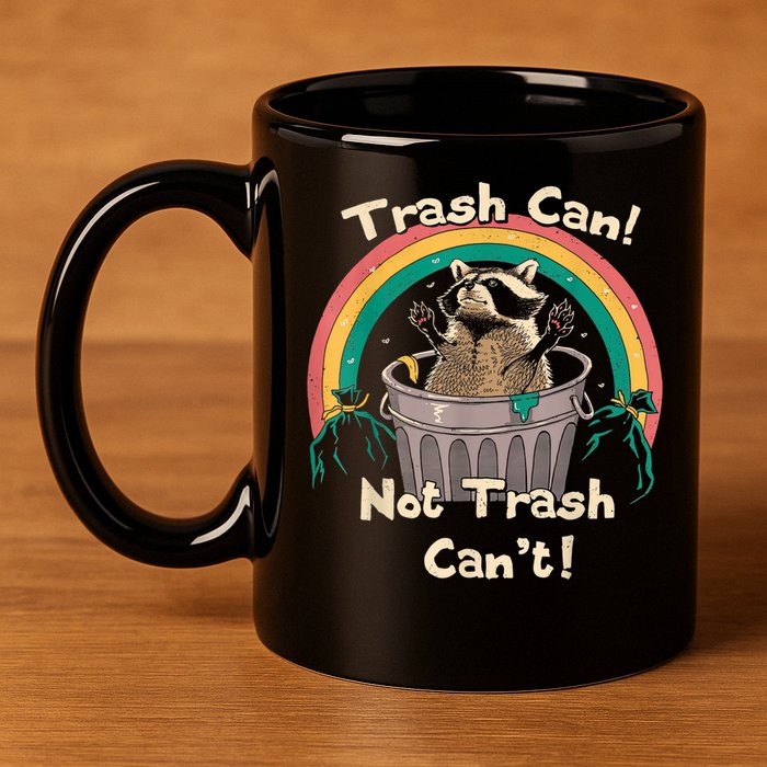 Trash Talker Trash Can Not Trash Can 11oz C Handle Ceramic Mug