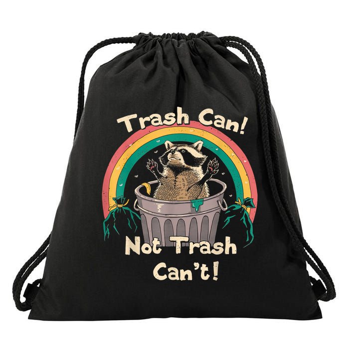 Trash Talker Trash Can Not Trash Can Drawstring Bag