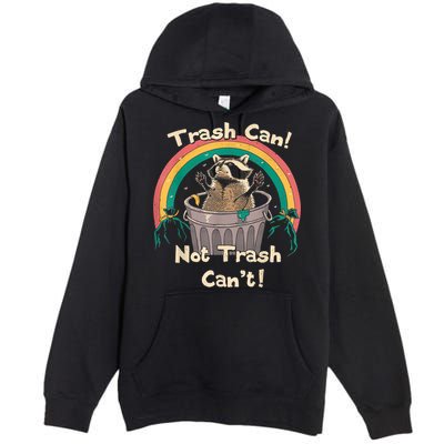 Trash Talker Trash Can Not Trash Can Premium Pullover Hoodie