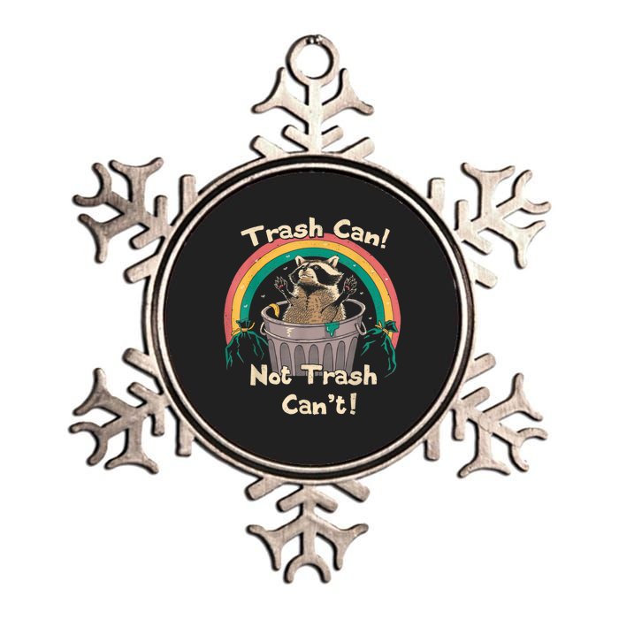 Trash Talker Trash Can Not Trash Can Metallic Star Ornament