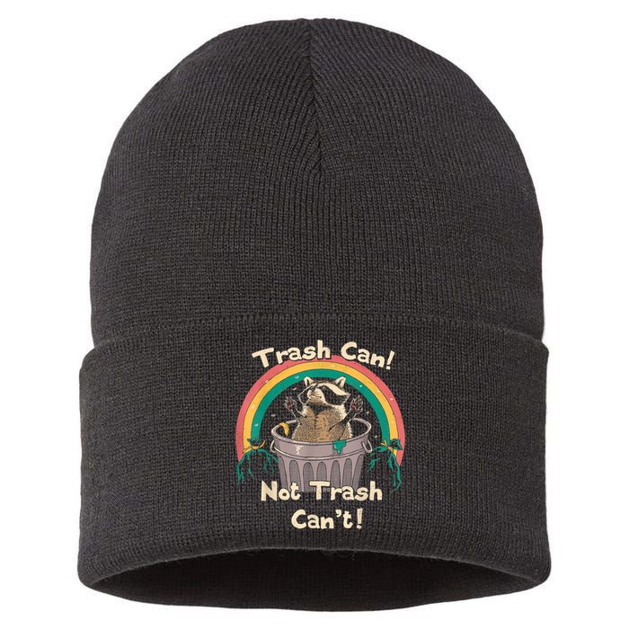 Trash Talker Trash Can Not Trash Can Sustainable Knit Beanie