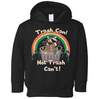Trash Talker Trash Can Not Trash Can Toddler Hoodie